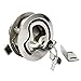 Amarine Made Boat Marine 2” Locking Stainless Steel Flush Pull Slam Latch Hatch Lift 2