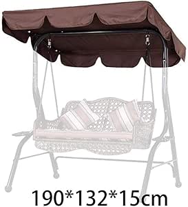 Columpio De Exterior,Asientos Sombra Polvo Protector Cubierta superior
