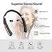 Bluetooth Headphones, Retractable Bluetooth Headset, myfree [30 Hours Playtime] Neckband Wireless Bluetooth Headphones Waterproof with mic Compatible for All Cellphones (Black) (Black)
