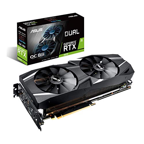 ASUS GeForce RTX 2070 Overclocked O8G GDDR6 HDMI DP 1.4 USB Type-C Graphic Card (DUAL-RTX2070-O8G)