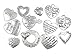 Kinteshun Lettering Sayings Words Charm Hang Tag Quote Message Verses Charm Pendant for DIY Necklace Bracelet Jewelry Making Accessaries(12pcs,Antique Silver Color)