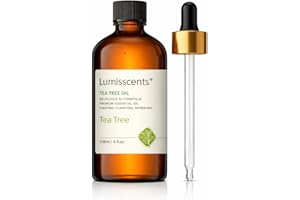 Lumisscents Tea Tree Essential Oil 4 fl oz (118 ml) – Premium Melaleuca Oil for Aromatherapy, Diffusers, DIY Skincare & Home 