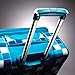 American Tourister Ilite Max Softside Spinner 25, Light Blue Checks