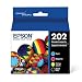 Epson T202 Claria Standard-Capacity Ink Cartridge Multi-Pack - Black and Color (CMYK) primary