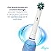 Oral B Replacement Brush Heads- 16 Oralb Braun Generic Electric Toothbrush Parts- 4 Floss Action, 4 Crossaction, 4 Pro / 3d White & 4 Precision Clean- Oral-b Compatible w/Pro 1000, 3000, 5000 & More