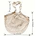 Uharbour Reusable Cotton Mesh Net Ecology Shopping Bag, Great Christmas Gift Woven Grocery Carrying Tote for Fruits,Vegetables,Toys Etc