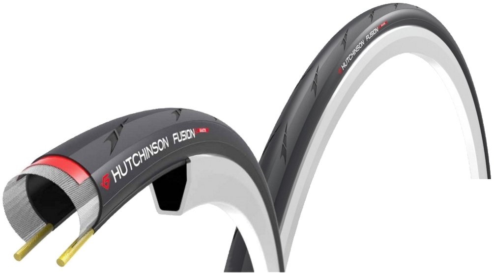 Hutchinson Fusion 5 Galactik Road Tyre - Black, 700 × 25-Inch