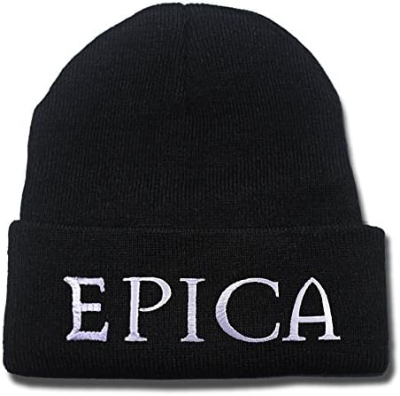 HEJIAXIN Epica Band Logo Beanie Fashion Unisex Embroidery Beanies Skullies Knitted Hats Skull Caps Apparel