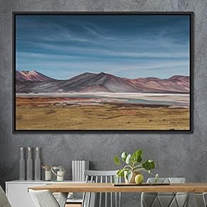 signwin Framed Canvas Wall Art Mountainscape Aerial Dramatic...