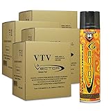 48 cans (4 cases) of Vector Premium 320ml 14x Filtered Refined Butane Fuel