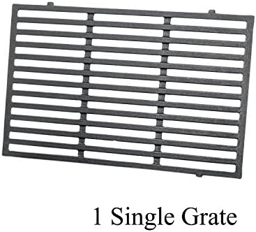 Kingfa Replacement for Weber 7524 Upgraded Material Matte Black Coated Cast Iron Cooking Grate (19.5 x 12.9 x 0.5) (1)