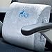 Desk Jockey Lower Back Pain Gel Lumbar Pillow Support Cushion - Firm and Lightweight Clinical Grade Memory Foam Orthopedic for Car Driving & Office Chair Grey