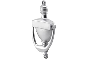 Prime-Line Products U 10366 Deluxe Door Knocker, Satin Nickel, 5-13/16 in.