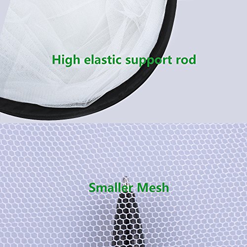 Topwon Universal Full Cover Baby Mosquito Net/Insect Mesh Netting Fits Most Strollers Bassinets, Cradles Chair seat and Car Seats Safe Elastic Design - Black