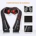 Electric Massager, ATMOKO 3D Shiatsu Neck & Shoulder Massager with Heating & Vibration Function, for Shoulders, Neck, Back, Waist, Legs, Arms, Soles, Relieve Muscle Pain
