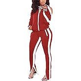 TOPONSKY Women Casual 2 Piece Outfit Long Pant Set Sweatsuits Tracksuits