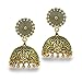 Jaipur Mart Indian Traditional Look Oxidized Gold Plated Handmade Earrings