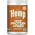 Just Hemp Foods Hemp Protein Powder Plus Fiber, Non-GMO Verified with 11g of Protein & 11g of Fiber per Serving, 16 oz - Packaging May Vary