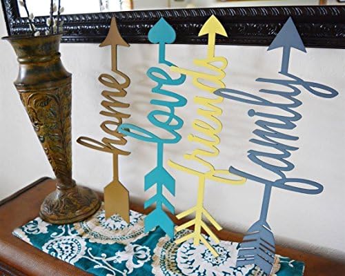 Word Arrows, 4 choices for these trendy wall decor