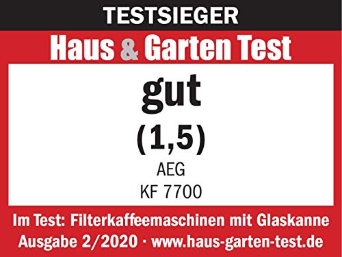 AEG KF 7700 Kaffeemaschine / programmierbarer Timer / LCD-Display / Aroma-Funktion / einfaches Befüllen / Wasserstands… – Bild 8