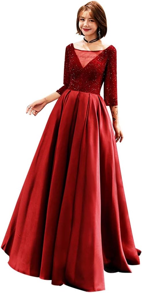 Vestidos para dama de boda color vino Clearance