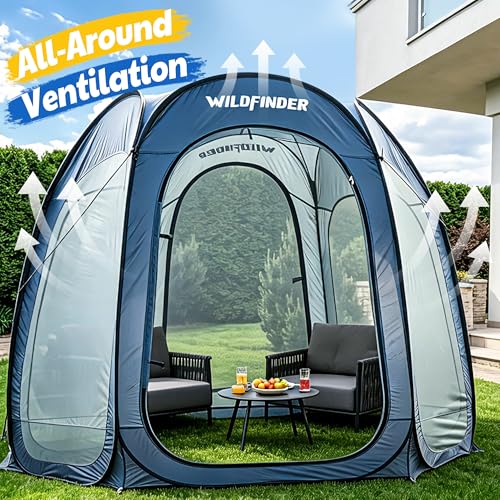 WildFinder 10x10 Pop Up Screen House Tent Review: Portable Gazebo with Mesh Walls image 18