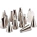 FancyBakers 17 Piece Cake Decorating Tip Set, Kit includes 16 of The Most Popular Stainless Steel Tips, Reusable Coupler & Storage Case Also for Pastry & Icing Cup Cakes
