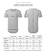 URBANCREWS Mens Hipster Hip Hop Basic Solid Color Longline T-shirt WHITE, XXL