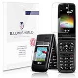 iLLumiShield - LG A380 Screen Protector Japanese Ultra Clear HD Film with Anti-Bubble and Anti-Fingerprint - High Quality (Invisible) LCD Shield - Lifetime Replacement Warranty - [3-Pack] OEM / Retail Packaging