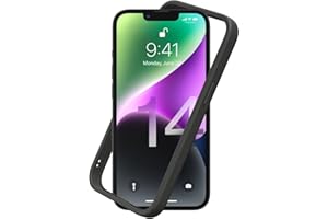 RhinoShield Bumper Case Compatible with [iPhone 14] | CrashGuard NX - Shock Absorbent Slim Design Protective Cover 3.5M / 11ft Drop Protection - Graphite