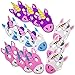 Kicko Foam Unicorn Mask - a Dozen of 9 Inch Multicolored Unicorn Foam Masks - Assorted Face Mask with Elastic Strap - Costumes and Accessories, Toys and Games, Party Favor for Kids