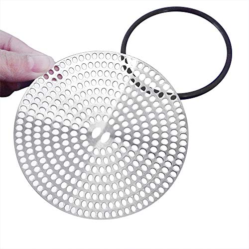 image for Shiwely Shower Drain Hair Catcher Trap Mesh Good Grips Easy Clean Drai
