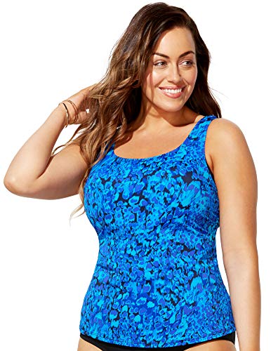 Swimsuits for All Women's Plus Size Tankini Top