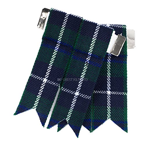 Best Value Kilt Tartan Flashes Douglas Blue