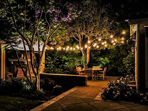 String Lights, Silikang 25Ft G40 Globe Waterproof String Mild with Bulbs-UL Listd for Indoor/Out of doors Business Decor Use Weatherproof Mild Tents Market CafePorch Yard Bistro Get together