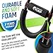 HerculesGrip Hand Wrist and Forearm Strengthener Grip Workout Equipment - Heavy Duty Carbon Steel Spring, Wide Design & Non-Slip Cushion, Increase Muscle Strength, Reduce Pain & Speed Up Recovery
