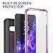 YOUMAKER Case for Galaxy S10e, Kickstand Case with Built-in Screen Protector Heavy Duty Protection Shockproof Full Body Slim Fit Cover for Samsung Galaxy S10e 5.8 inch - Purple
