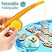 TOP BRIGHT Toddler Fishing Game Magnetic, Montessori Preschool Toys for 2 Year Old Girl Boy, Gifts for Educational Learning, Easy Storage & Portable Board Games Wooden Toy