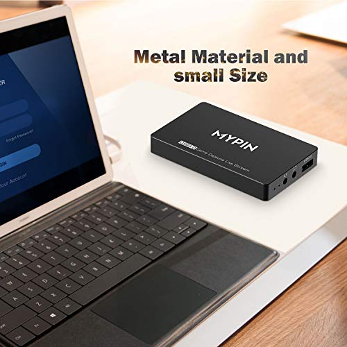 MYPIN USB3.0 HDR 4K Capture Card for Live Streaming, Capture 1080P