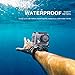 Crosstour 4K Action Camera 16MP WiFi Underwater Cam 30M Waterproof Case Sports Camera with Remote Control 2 Batteries and 19 Mounting Accessories