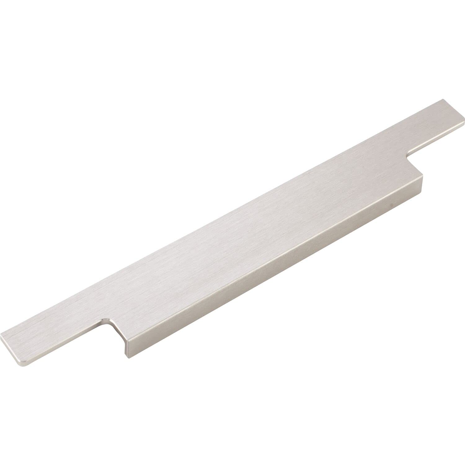 GRIMME Arrecife Handle Strip Width 296 mm - Edge Handle for Milling - Furniture Handle, Aluminium Stainless Steel Effect Matt