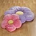 Heart to Heart Daisy Ultra Soft Boa Pillow Size: Small, Color: Purple