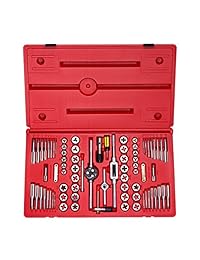 Neiko 00908A SAE   Juego de grifo y troquel hexagonal (acero aleado, 76 piezas)