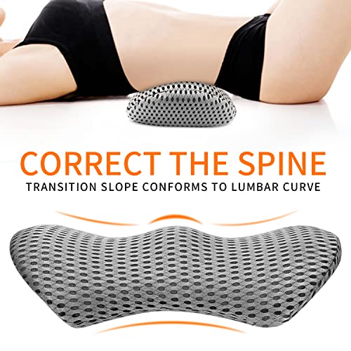 Lumbar Support Pillow Ergonomic , Memory Foam Lumbar Pillow Recliner
