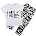 iiniim Baby Girls Kids T-Shirt Tops & Pants Leggnings 2pcs Outfits Set