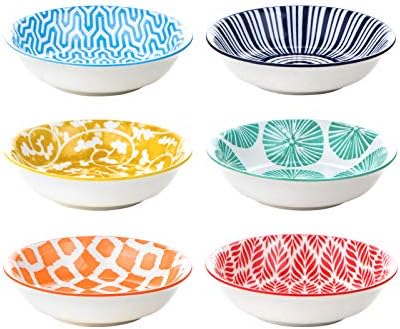 Vicrays Ceramic Dipping Sauce Bowls Set Of 6 - Small Condiment Dishes For Sushi, Salsa, Snacks, 3.9x3.2 Inches, Green - View #9
