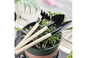 Gardening Tool Set | 10-Pieces Ergonomic Grip Hand Planting Aid | Heavy Duty Gardening Tool Set | for Yards Porch Courtyards 