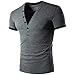 Mens Tee,Neartime Splicing V Neck Pullover Men's Shortsleeve T-shirt