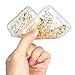 IYCK iPhone 8 Plus Case, iPhone 7 Plus Case, Bling Glitter Sparkle [Gold Foil Embedded] Flexible Soft Rubber Gel TPU Protective Shell Bumper Case Cover for iPhone 7 Plus/iPhone 8 Plus 5.5inch - Gold