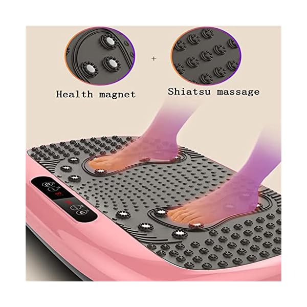 Vibration-Plate-Vibration-Exercise-Machine-3-Programs-99-Levels-Remote-Control-Vibration-Fitness-Trainer-For-Weight-Loss-Body-Toning-400lb-Max-LoadColorBlue-Vibration-Exercise-Machine Vibration Plate, Vibration Exercise Machine 3 Programs + 99 Levels, Remote Control, Vibration Fitness Trainer For Weight Loss & Body Toning, 400lb Max Load.(Color:Blue Vibration Exercise Machine)